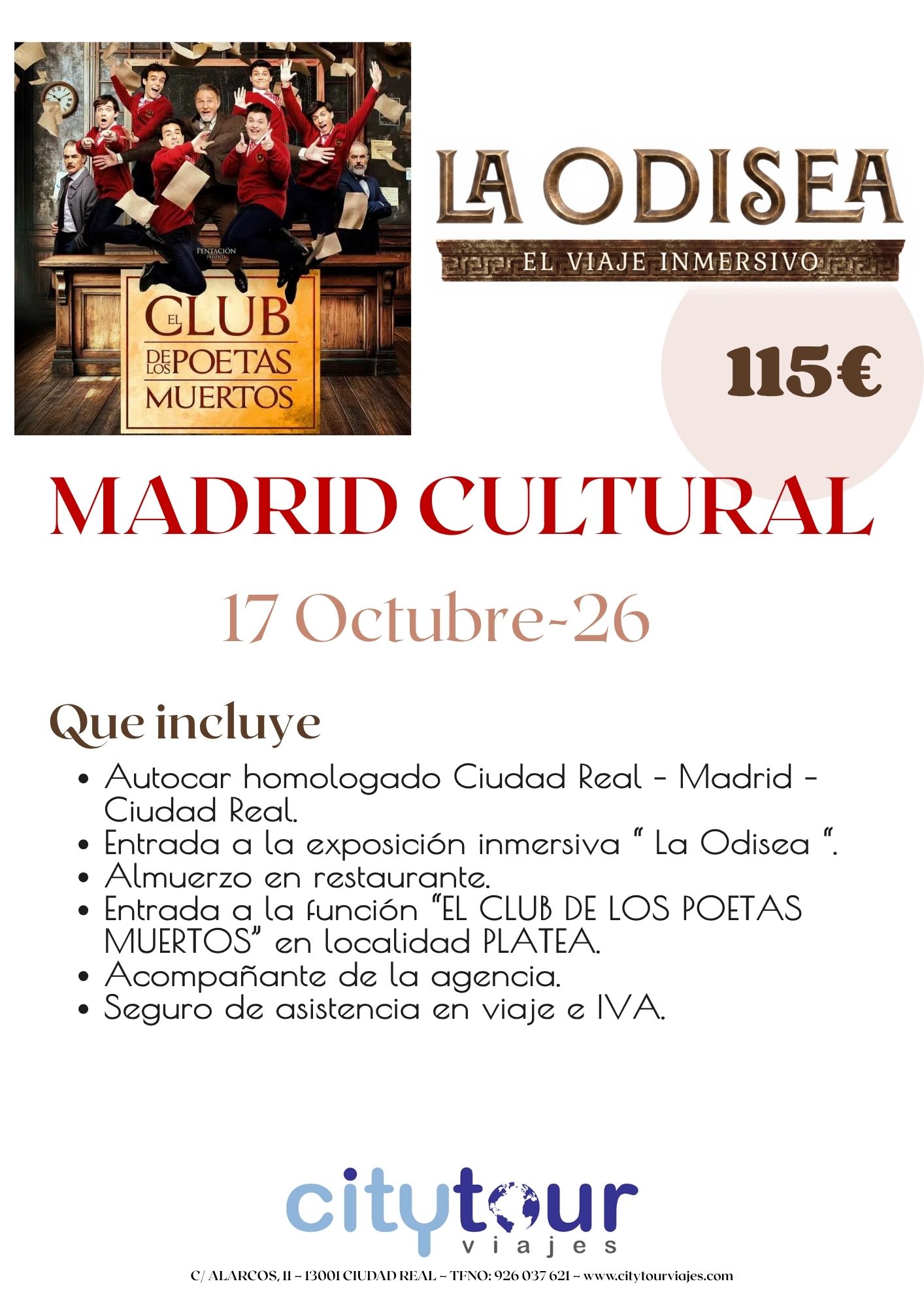 Madrid Cultural - La Odisea y El Club de los Poetas Muertos